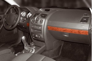 Επενδυση REN. Megane Ταμπλω 10/02on 3T με Εμφάνιση Αλουμινίου