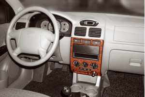 Επενδυση Kia Rio 2002-> 6T με Εμφάνιση Αλουμινίου