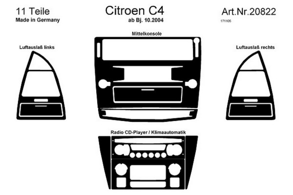 Επενδυση Citroen C4 με Εμφάνιση Αλουμινίου