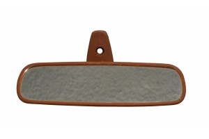 Carman Καθρέπτης με Πλαστική Βάση Μπεζ