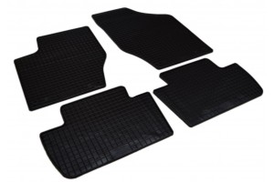 Petex Σετ Πατάκια 4τμχ από Λάστιχο για Peugeot 308 2007-2013