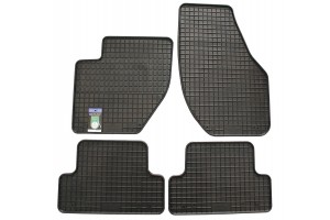 Petex Σετ Πατάκια 4τμχ από Λάστιχο για Volvo V40 Black