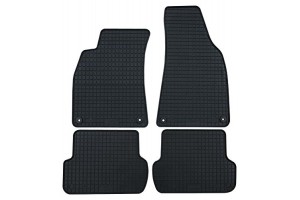 Petex Σετ Πατάκια 4τμχ από Λάστιχο για Hyundai Kona Black