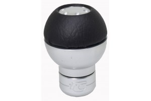 SWM Πόμολο Ταχυτήτων Δέρμα Μαύρο