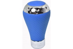 Πομολο Ring Δερμα Μπλε