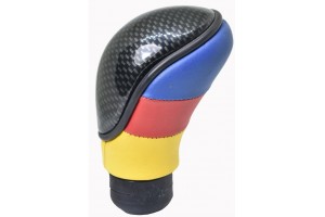 Πομολο Δερματινο Carbon M.K.K Τριχρωμο