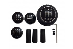 Carman Πόμολο Ταχυτήτων Universal 5/6 Ταχύτητες Μαύρο