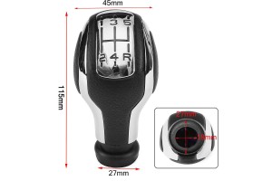 Πομολο CITROEN, Peugeot Δερμα 5ΤΑΧΥΤΗΤΕΣ