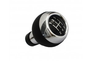 Carman Πόμολο Ταχυτήτων Mini Ασημί/Μαύρο