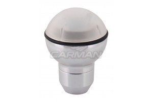 Carman Πόμολο Ταχυτήτων Φωτιζόμενο Νίκελ Λευκό