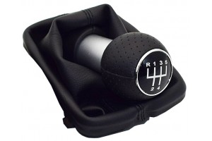 Carman Πόμολο Ταχυτήτων με Φούσκα για Audi A3 με 5 Ταχύτητες Μαύρο