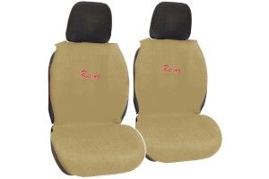 Πλατοκαθισμα Πετσετε Racing Fresh Ζευγαρι Μπεζ