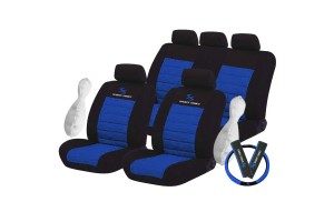 Καλυμματα Σετ Sport Series ΜΑΥΡΟ/ΜΠΛΕ