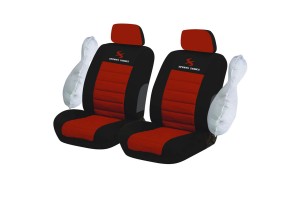 Καλυμματα Μπροστινα Sport Series ΜΑΥΡΟ/ΚΟΚΚΙΝΟ