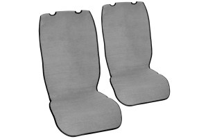 Πλατοκαθισματα Πετσετε 2 Τεμαχιων Γκρι