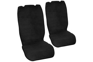 Πλατοκαθισματα Πετσετε 2 Τεμαχιων Μαυρο