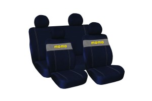 Καλυμματα Σετ Μομο ΜΑΥΡΟ/ΓΚΡΙ