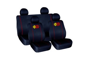 Καλυμματα Σετ Μομο ΜΑΥΡΟ/ΚΟΚΚΙΝΟ