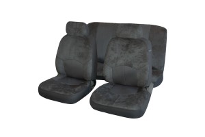 Καλυμματα Σετ Αλκανταρα Γκρι