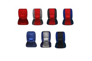 Πλατοκαθισμα Βελουδινο ΚΟΚΚΙΝΟ/ΓΚΡΙ