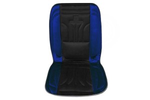 Πλατοκαθισμα Βελουδινο ΜΑΥΡΟ/ΜΠΛΕ