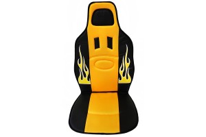 Πλατοκάθισμα Αυτοκινήτου 1τμχ Δερματίνη Flames