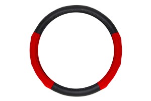 Καλυμμα Δερματινο Διχρωμο 38cm ΜΑΥΡΟ/ΚΟΚΚΙΝΟ