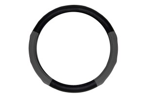 Καλυμμα Δερματινο Διχρωμο 38cm ΜΑΥΡΟ/ΓΚΡΙ