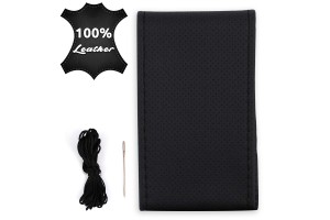 Καλυμμα Τιμονιου Δερματινο Ραφτο 38cm