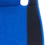 Πλατοκαθίσματα αυτοκινήτου πετσετέ Super Fresh ζευγάρι 2τμχ μπροστινά μαύρο-μπλε