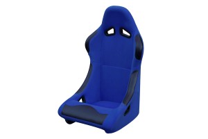 Καθισμα Κουβας Υφασματινο Με Δερματινες Λεπτομερειες - ΜΑΥΡΟ/ΜΠΛΕ