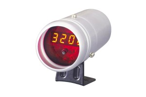 Auto Gauge Ψηφιακό Turbo Timer Αυτοκινήτου με Shift Light Λευκό