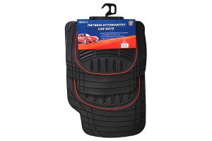 Πατακια Σετ Stripe ΜΑΥΡΟ/ΚΟΚΚΙΝΗ Ριγα