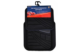 Πατακια Σετ 4 Τεμ Pvc Μαυρο