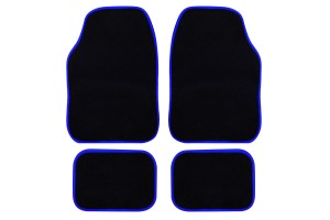 Μοκετες Σετ Με Ρελι ΜΑΥΡΟ/ΜΠΛΕ