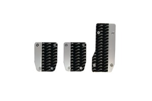 Autoline Σετ Πεταλιέρες Αντιολισθητικές Αυτοκινήτου Universal Μαύρες 3τμχ