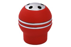 Πομολο Opel Δερματινο JM-3930 ΚΟΚΚΙΝΟ/ΑΣΗΜΙ