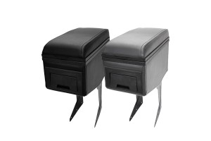 Κονσολα Χειροφρενου Δερματινη Onyx Μαυρο