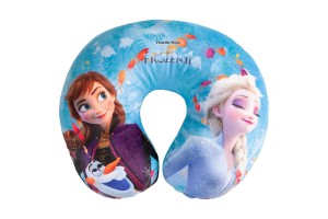 Παιδικό Μαξιλαράκι Αυχένα Ταξιδιού Άννα / Έλσα / Όλαφ Frozen The Movie 27cm X 23cm Γαλάζιο 1 Τεμάχιο