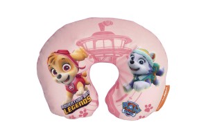 Παιδικό Μαξιλαράκι Αυχένα Ταξιδιού Paw Patrol Sky-Everest ''Adventure Bay Legends'' 27cm X 23cm Ροζ 1 Τεμάχιο