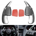 Paddles Shift Αλουμινίου Για Audi A3 2017+ / A4 2017+ / A5 2017+ Ασημί 2 Τεμάχια