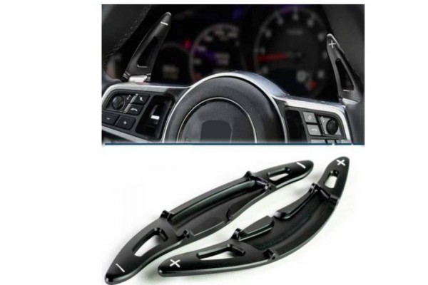 Paddles Shift Αλουμινίου Για Porsche Panamera 17+ / Macan 14+ / Cayenne 15+ / Boxter 718 16+ / Carrera 911 16+ Μαύρα 2 Τεμάχια Paddles Shift Αλουμινίου Για Porsche Panamera 17+ / Macan 14+ / Cayenne 15+ / Boxter 718 16+ / Carrera 911 16+ Μαύρα 2 Τεμάχια