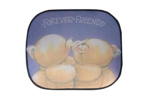 Ηλιοπροστασίες Αυτοκινήτου Για Τα Πλαϊνά Τζάμια Forever Friends 45x36cm 4617 2 Τεμάχια