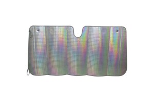 Ηλιοπροστασία Παρμπρίζ Αλουμινίου "Laser Sun" Ιριδίζουσα Large 145x70cm 1 Τεμάχιο