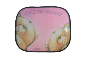 Ηλιοπροστασίες Αυτοκινήτου Για Τα Πλαϊνά Τζάμια Forever Friends 45x36cm 4616, 4619 2 Τεμάχια