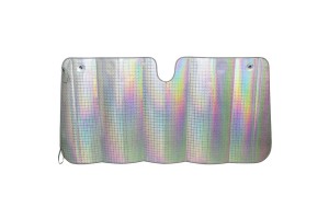 Ηλιοπροστασία Παρμπρίζ Αλουμινίου Laser Ιριδίζουσαferal Medium Feral 145x60cm 1 Τεμάχιο