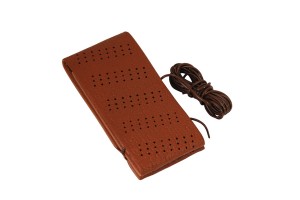 Κάλυμμα Τιμονιού Αυτοκινήτου Δερματίνη Με Κορδόνι Καφέ Στενό Medium 38cm 1 Τεμάχιο