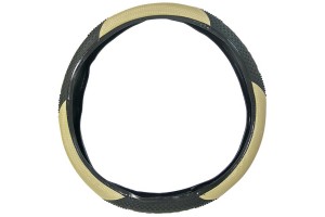 Κάλυμμα Τιμονιού Αυτοκινήτου Δερματίνη Type-R Μπεζ Medium 38cm 1 Τεμάχιο