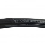 Κάλυμμα Τιμονιού Αυτοκινήτου Δερματίνη Speed Μαύρο-Carbon Με Μαύρη Ραφή Medium 38cm