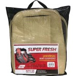 Πλατοκαθίσματα Αυτοκινήτου Πετσετέ Super Freshμπεζ 2 Τεμάχια